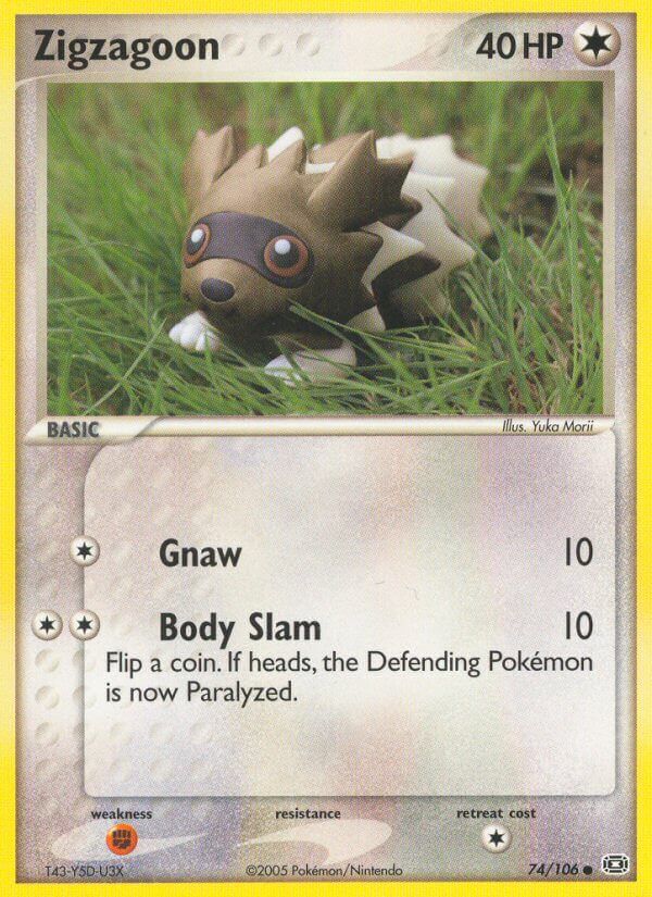 Zigzagoon - 74/106 - EN Zigzagoon - 74/106 - EN