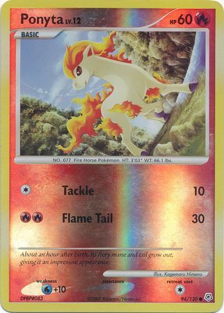 Ponyta - 94/130 - Reverse Holo - EN Ponyta - 94/130 - Reverse Holo - EN