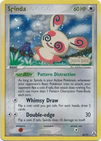 Spinda - 26/92 - Reverse Holo - EN Spinda - 26/92 - Reverse Holo - EN