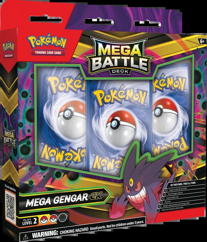 Pokémon Mega Battle Deck Gengar ex - EN Pokémon Mega Battle Deck Gengar ex - EN