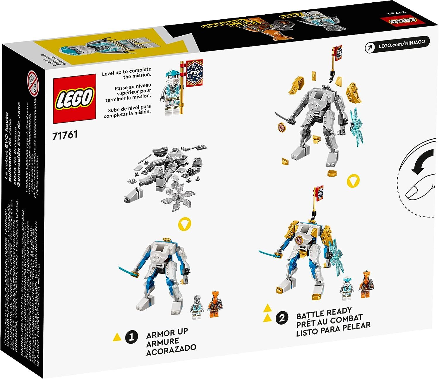 Lego Ninjago Set - Zanes Power-Up-Mech EVO 71761