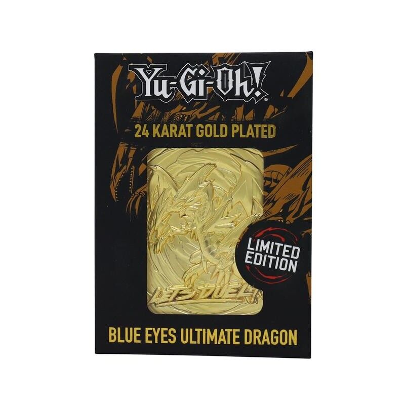 Yu-Gi-Oh! Blue Eyes Ultimate Dragon 24k Gold Plated Limited Edition Card