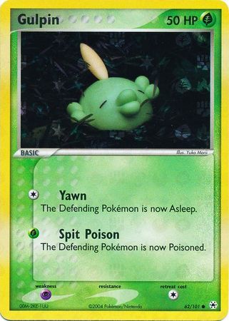 Gulpin - 62/101 - Reverse Holo - EN