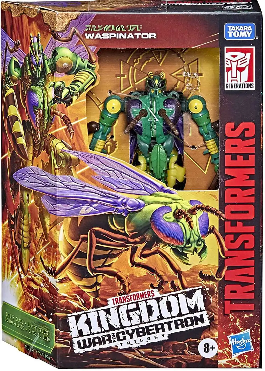 Transformers Generations Kingdom: War for Cybertron Waspinator Deluxe Action Figure