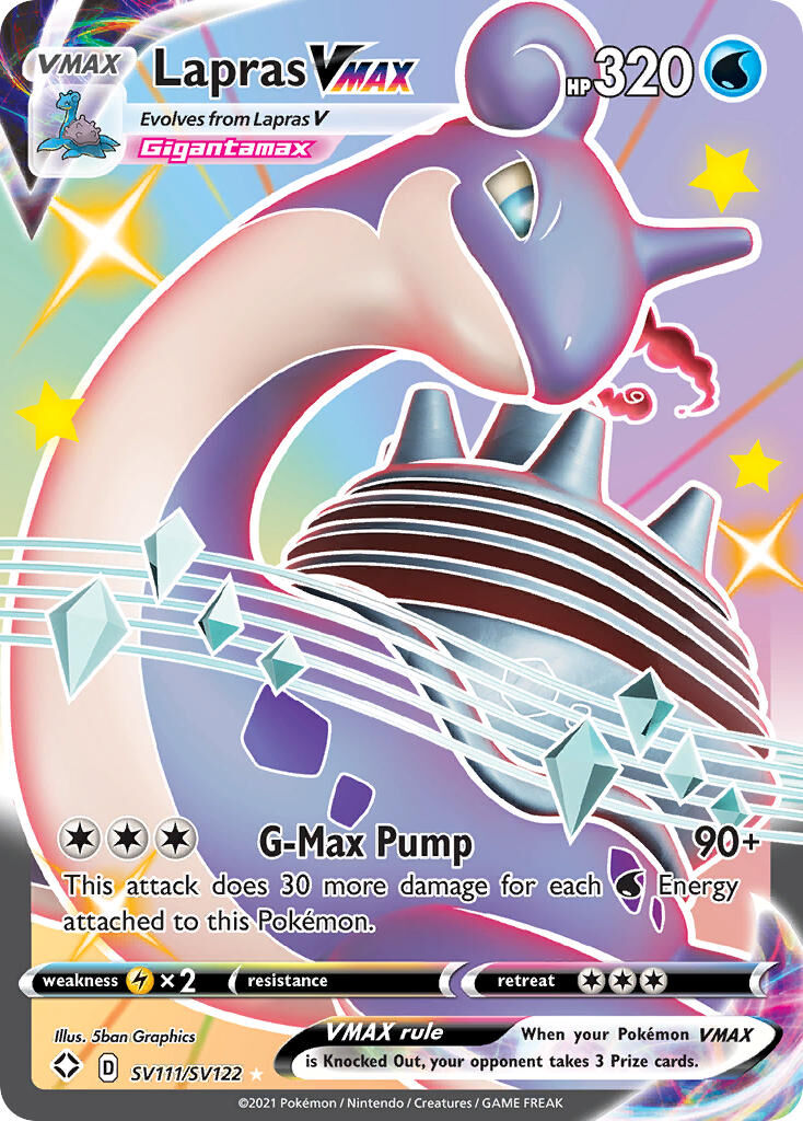 Lapras VMAX - SV111/SV122 - EN