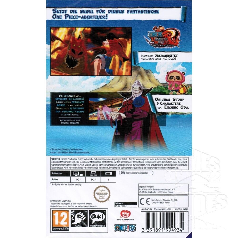 One Piece Unlimited: World Red - Nintendo Switch