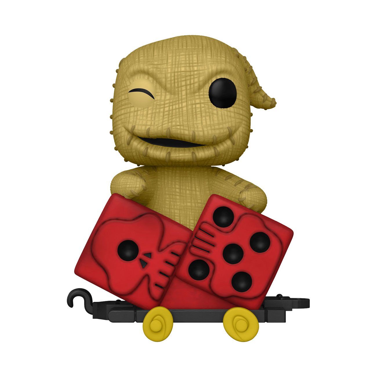 Nightmare before Christmas POP! Disney Train Cart Vinyl Figur Oogie in Dice Cart 9 cm