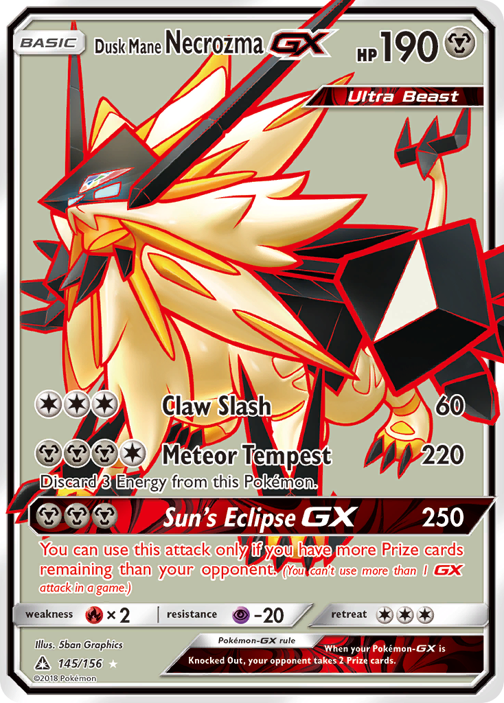 Dusk Mane Necrozma-GX - 145/156 - EN