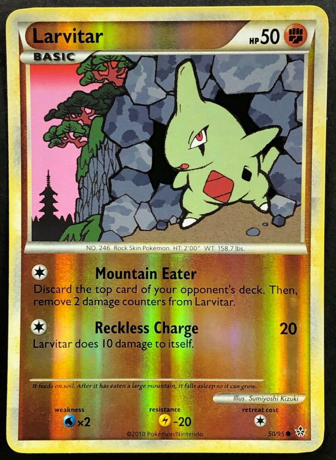 Larvitar - 50/95 - Reverse Holo - EN