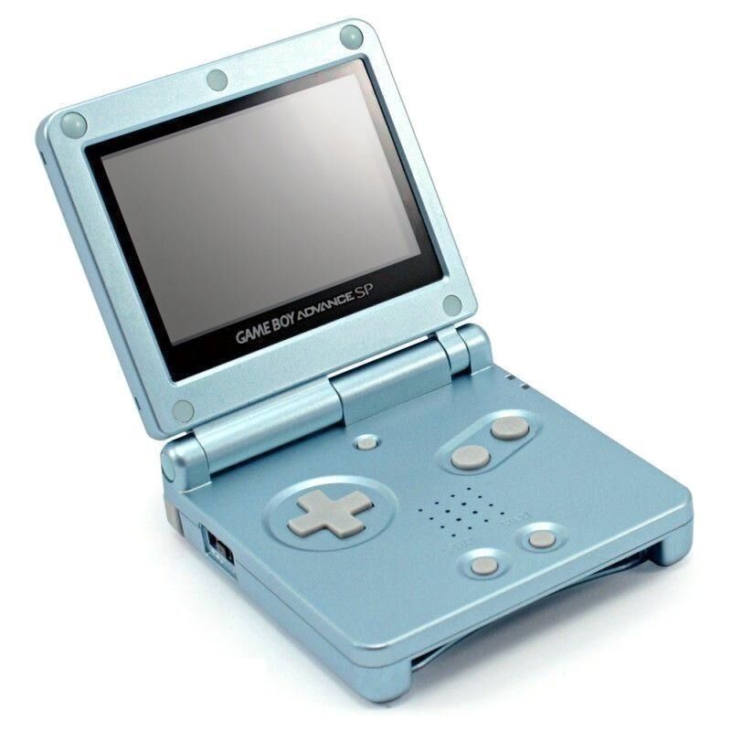 Arctic Blue Gameboy Advance SP - Game Boy Advance - DE