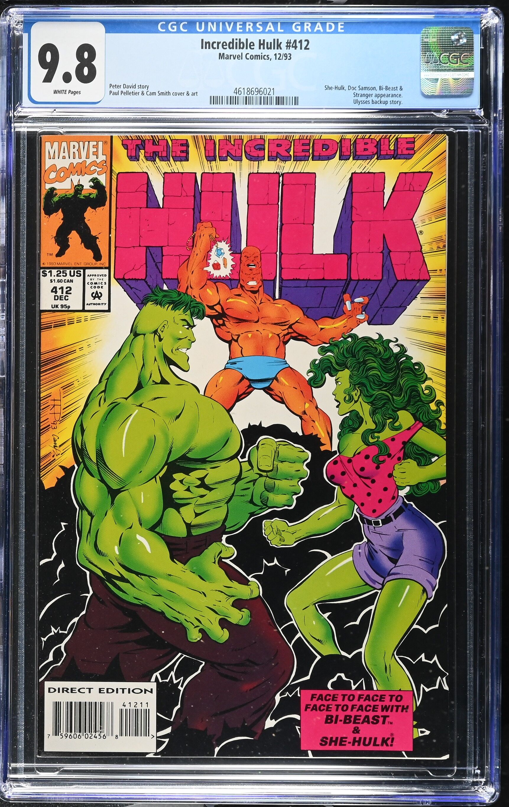 Incredible Hulk #412 CGC 9.8 Incredible Hulk #412 CGC 9.8
