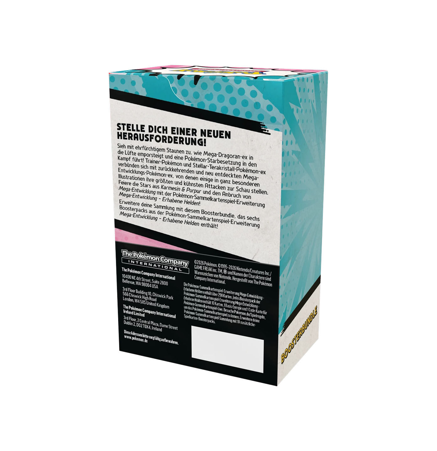 Pokémon TCG: Mega-Entwicklung - Erhabene Helden Booster Bundle (6) - DE