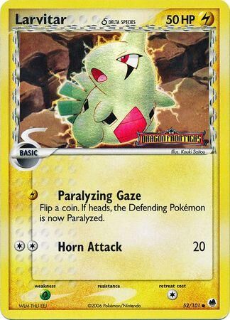 Larvitar - 52/101 - Reverse Holo - EN