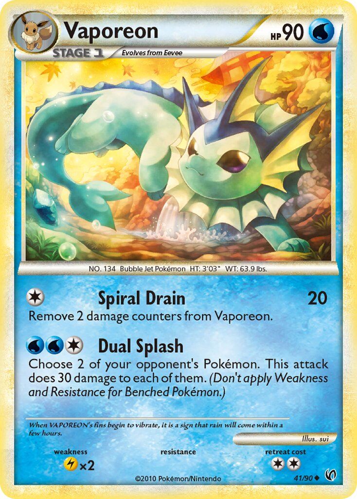 Vaporeon - 41/91 - EN