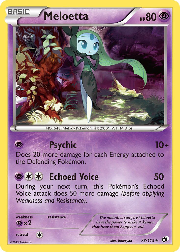 Meloetta - 78/113 - EN Meloetta - 78/113 - EN