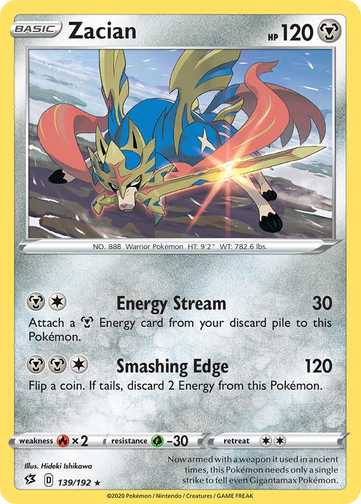 Zacian - 139/192 - EN Zacian - 139/192 - EN