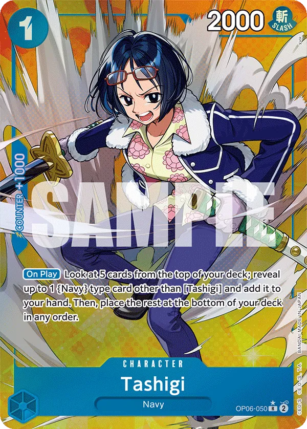 Tashigi - OP06-050 - Alternate Art - JP