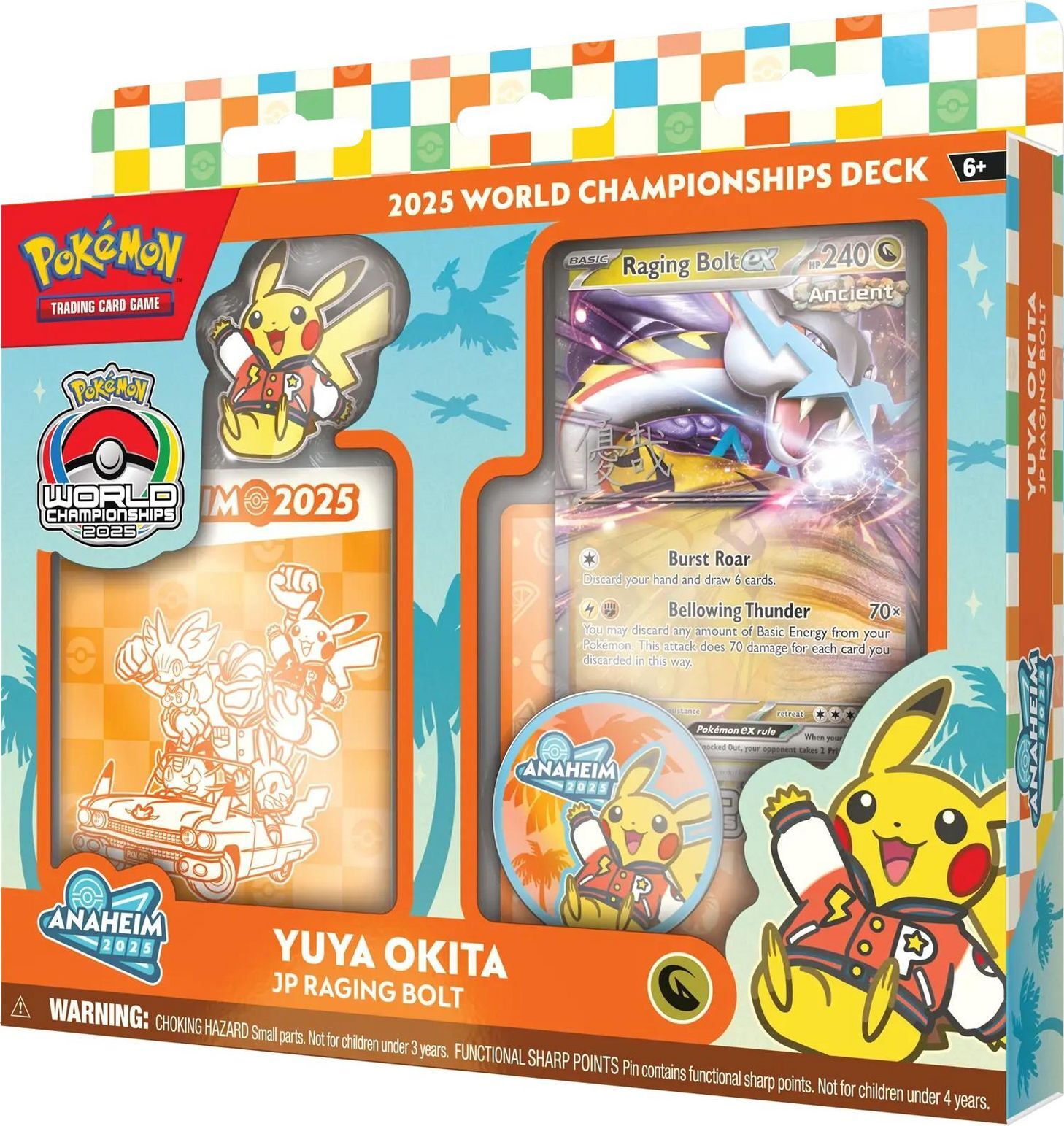 Pokémon TCG: 2025 World Championships Deck - Yuya Okita Raging Bolt ex - EN