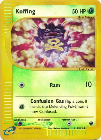 Koffing - 114/165 - Reverse Holo - EN Koffing - 114/165 - Reverse Holo - EN