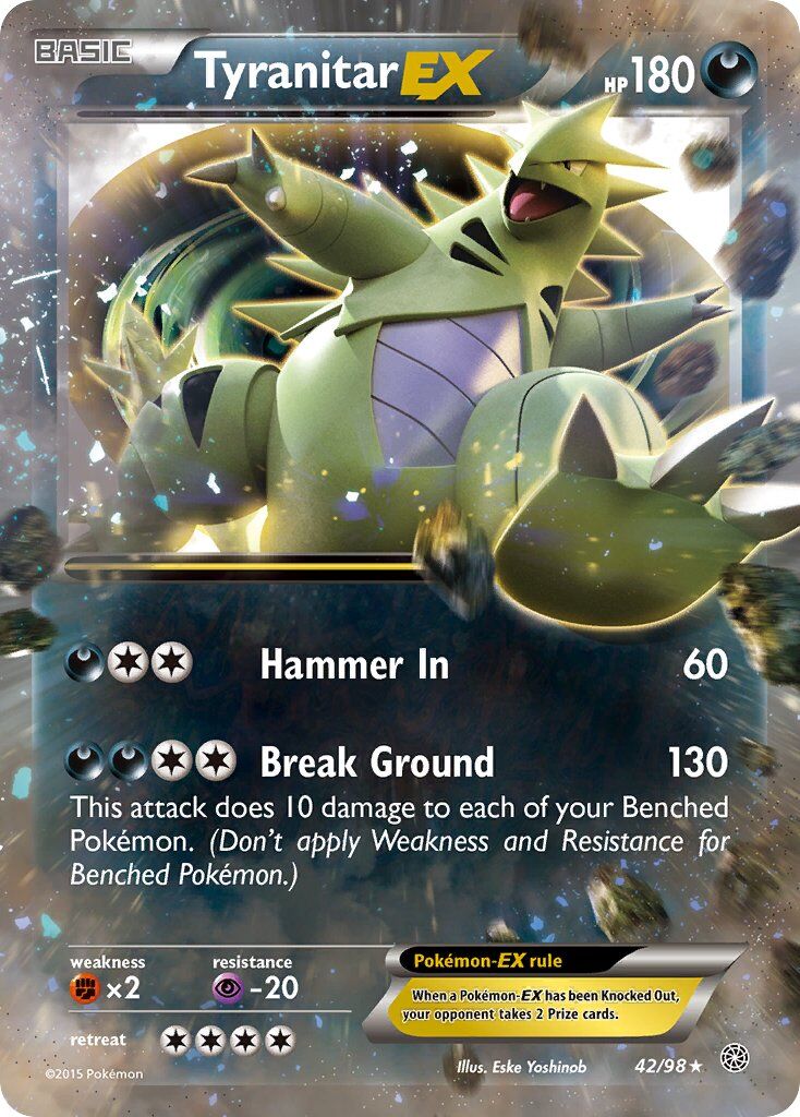 Tyranitar-EX - 42/98 - EN
