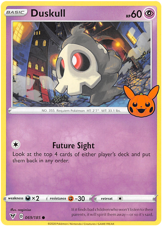 Duskull - VIV 69 - Trick or Trade 2023 Stamp - EN