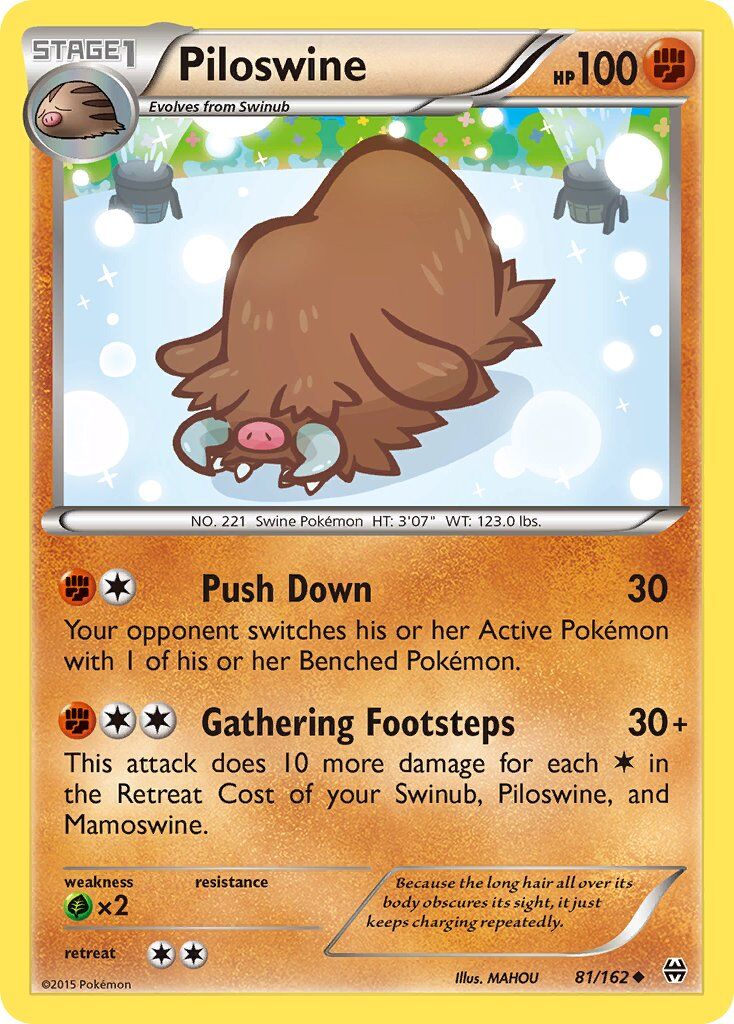 Piloswine - 81/162 - EN