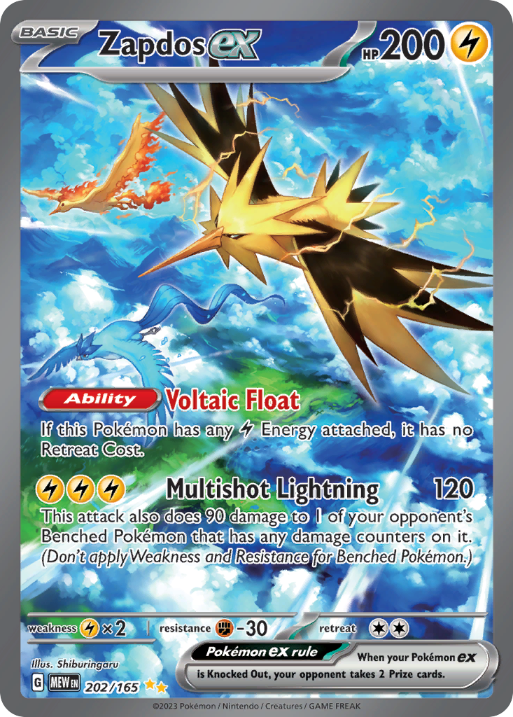 Zapdos ex - 202/207 - EN Zapdos ex - 202/207 - EN
