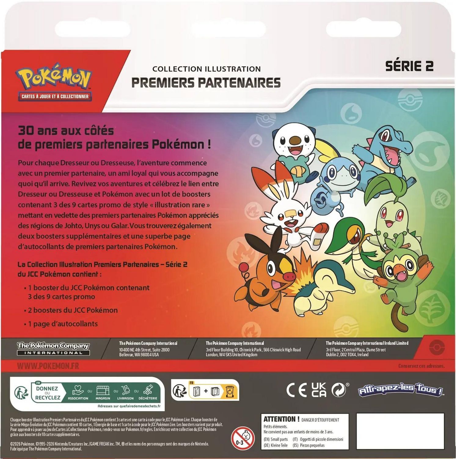 Pokémon JCC: Collection Illustration Premiers Partenaires - Série 2 - FR