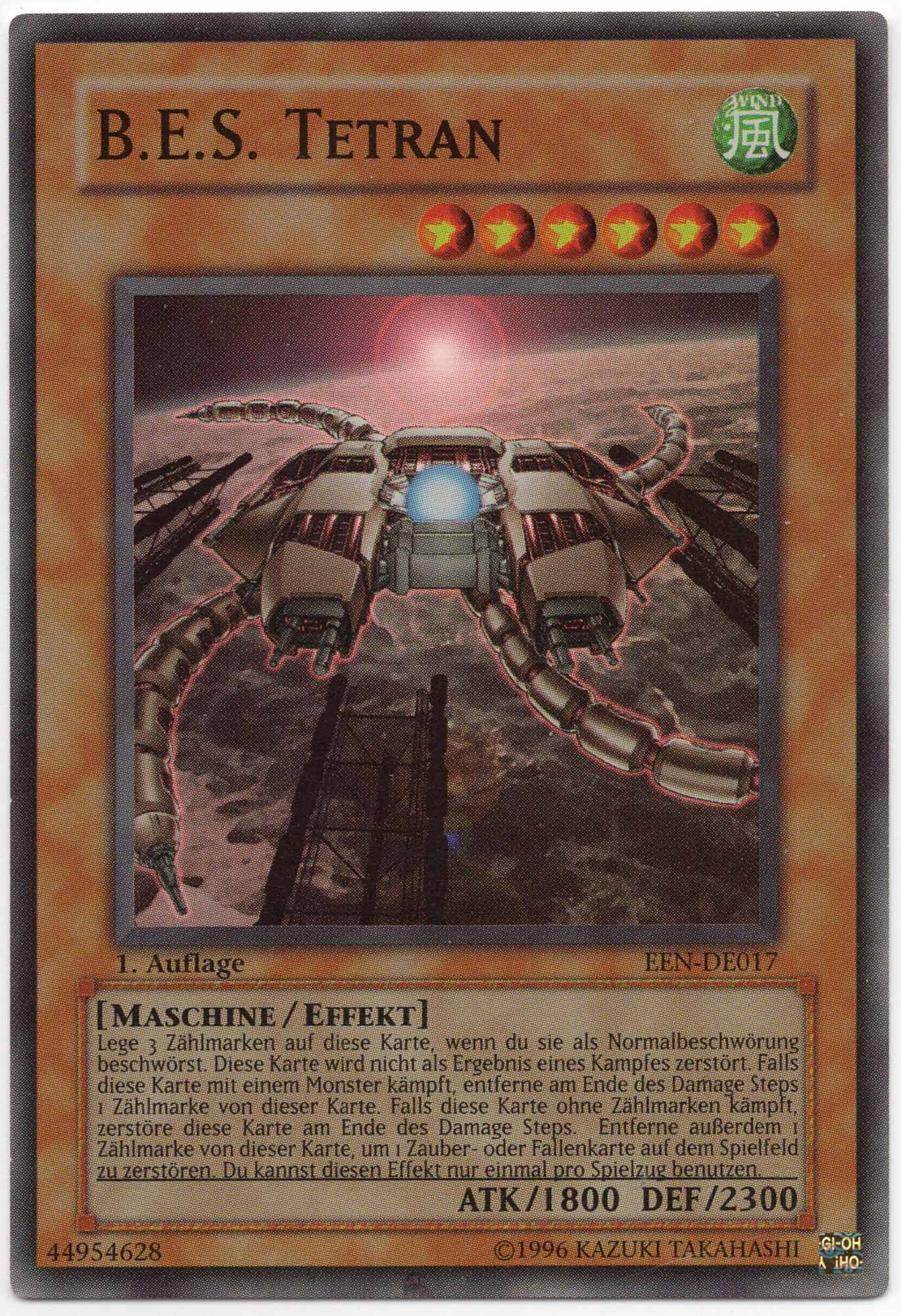 b-e-s-tetran-een-de017-super-rare-1-auflage-near-mint B.E.S Tetran - EEN-DE017 - Super Rare - 1. Auflage (Near Mint)