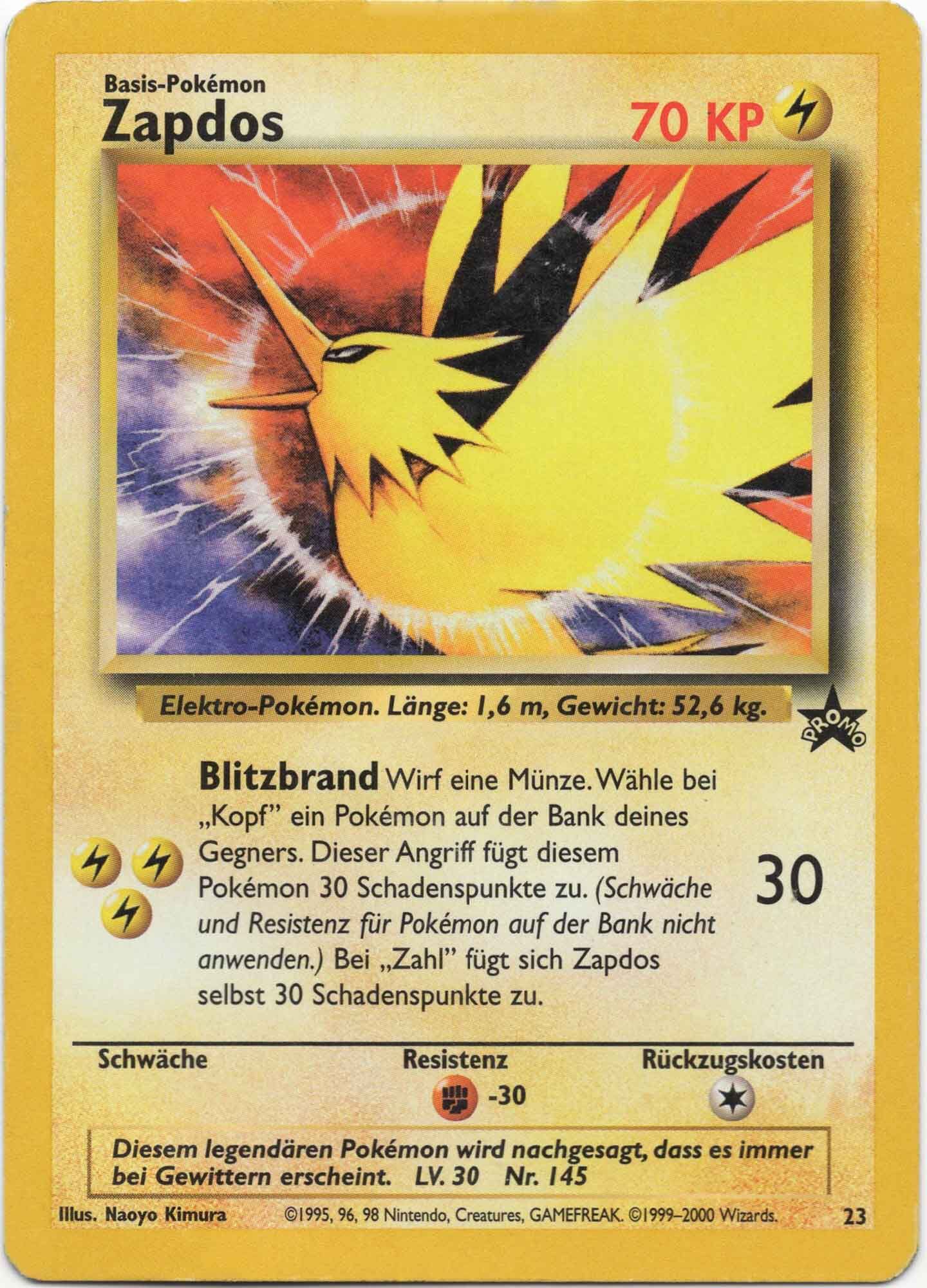 zapdos-23-black-star-promo-pok-mon-tcg Zapdos Black Star Promo 23 - Pokémon TCG