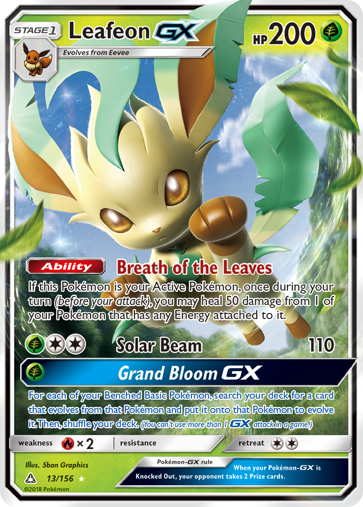 Leafeon-GX - 13/156 - EN Leafeon-GX - 13/156 - EN