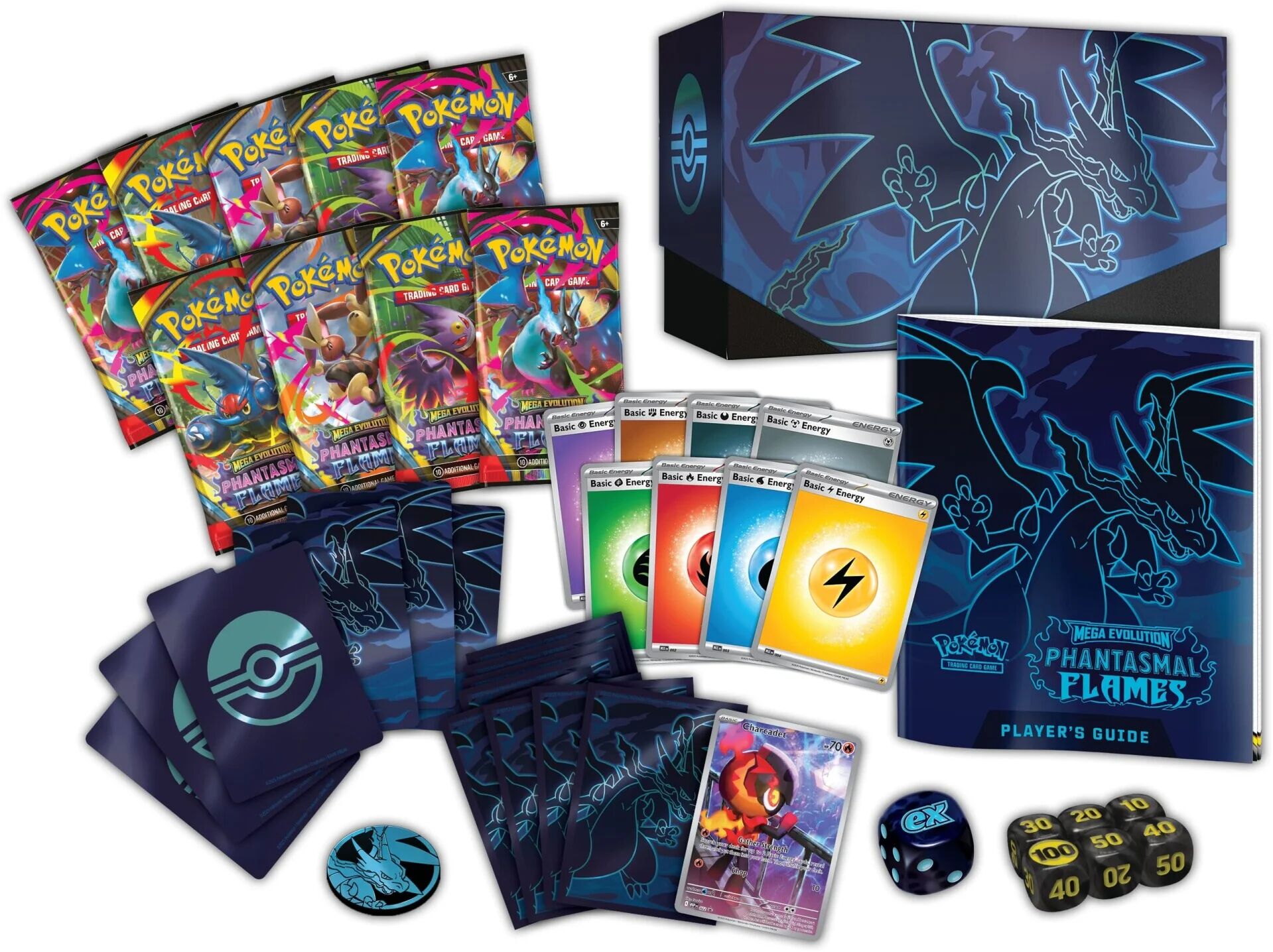 Pokémon TCG: Mega Evolution - Phantasmal Flames Elite Trainer Box - EN