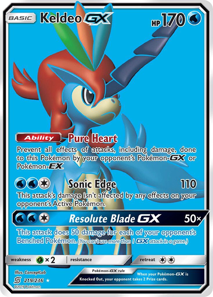 Keldeo-GX - 219/236 - EN