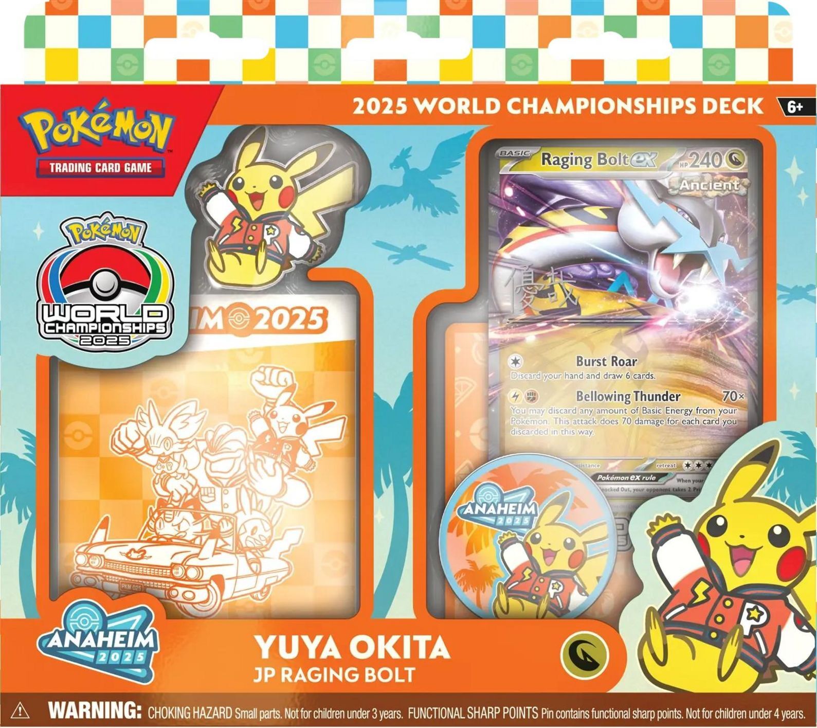 Pokémon TCG: 2025 World Championships Deck - Yuya Okita Raging Bolt ex - EN