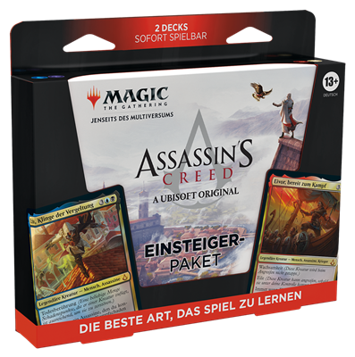 Jenseits des Multiversums: Assassin's Creed Einsteigerpaket 2024 - Magic the Gathering - DE Jenseits des Multiversums: Assassin's Creed Einsteigerpaket 2024 - Magic the Gathering - DE