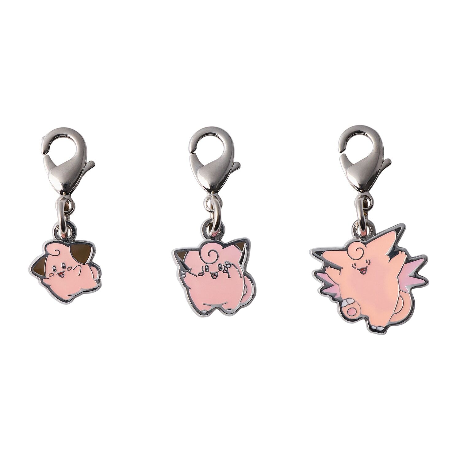 Pokemon Center - Cleffa, Clefairy & Clefable Schlüsselanhänger - 3 Stück Pokemon Center - Cleffa, Clefairy & Clefable Schlüsselanhänger - 3 Stück
