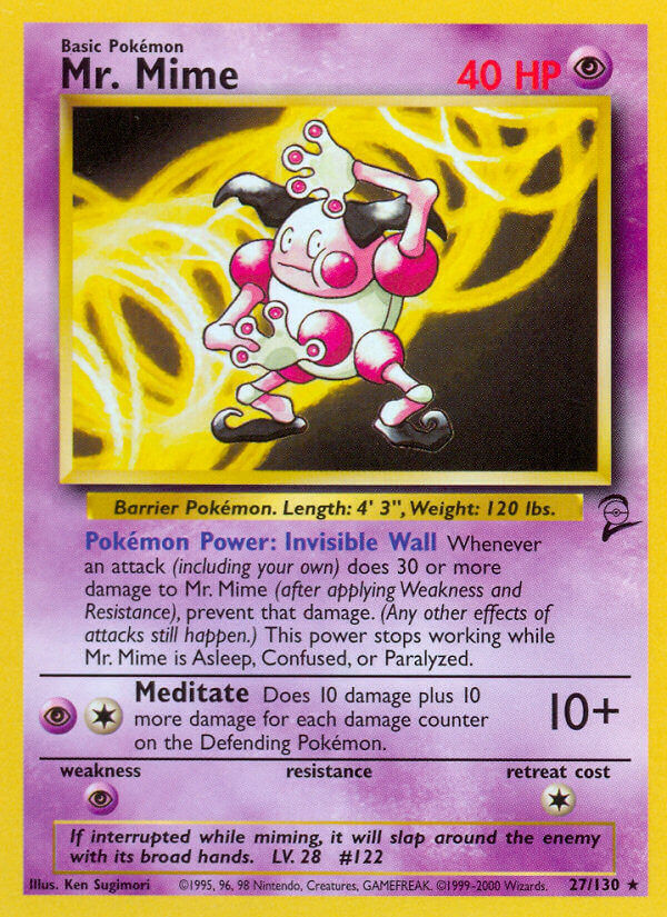 Mr. Mime - 27/130 - EN