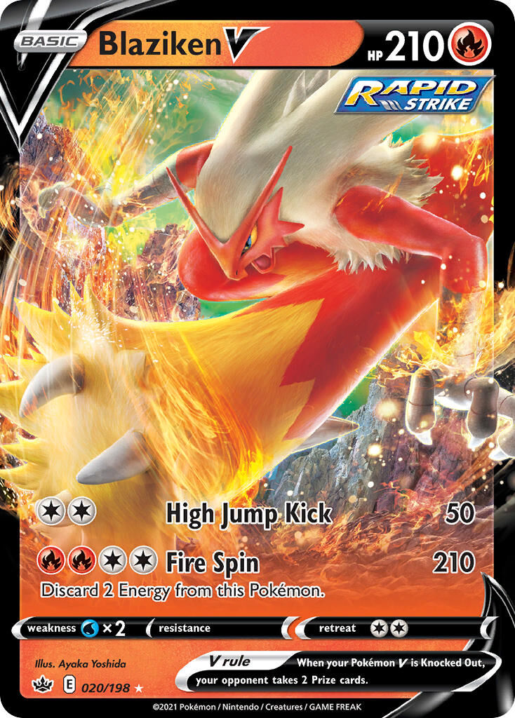 Blaziken V - 020/198 - EN Blaziken V - 020/198 - EN