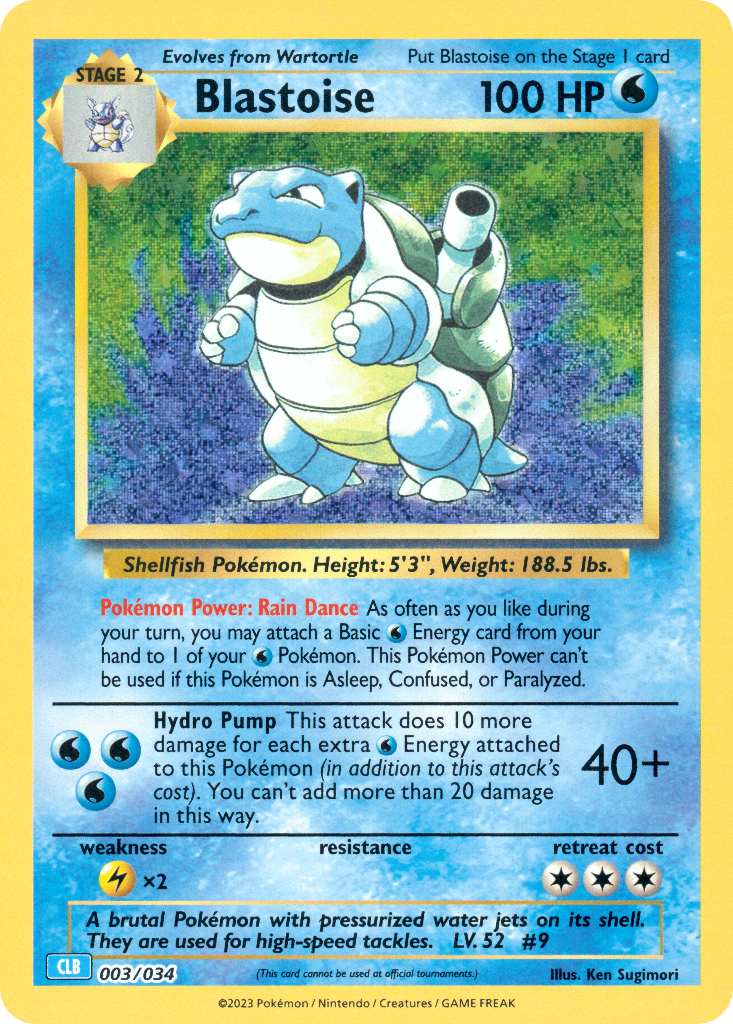 Blastoise - 003/34 - EN