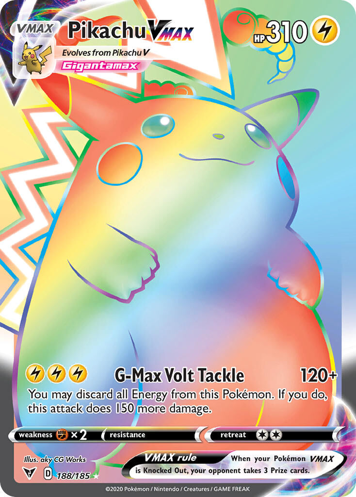 Pikachu VMAX - 188/185 - EN