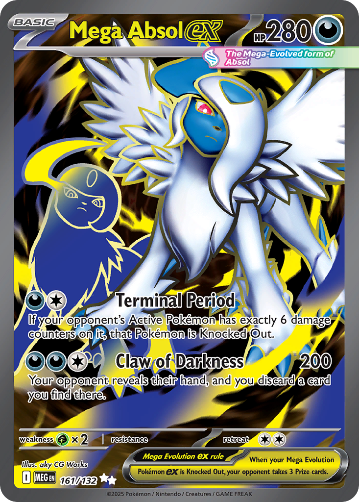 Mega Absol ex - 161/132 - EN Mega Absol ex - 161/132 - EN