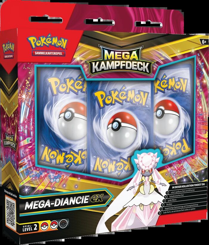Pokémon Mega Battle Deck Diancie ex - DE Pokémon Mega Battle Deck Diancie ex - DE