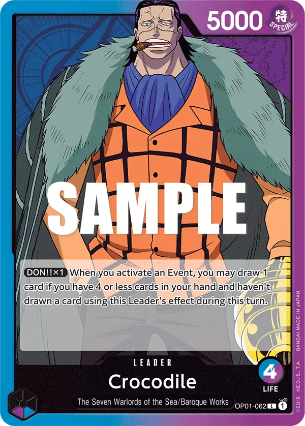 Crocodile - OP01-062 Crocodile - OP01-062