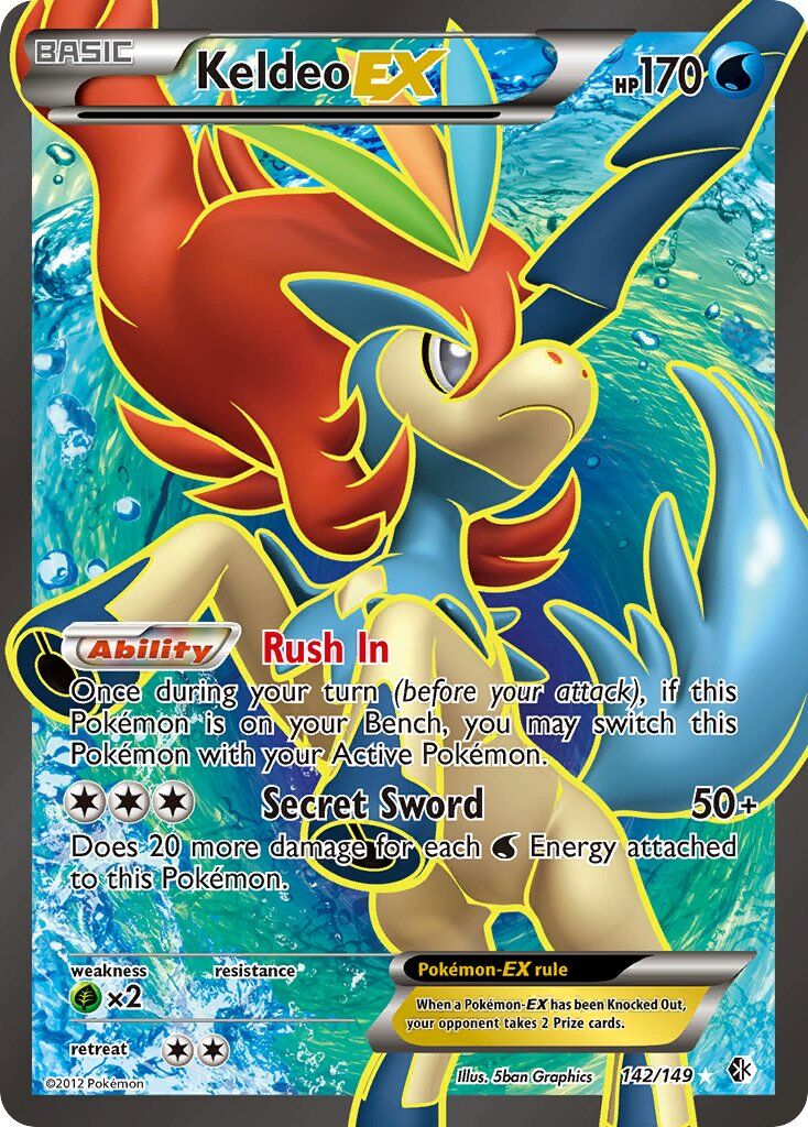 Keldeo-EX - 142/149 - EN