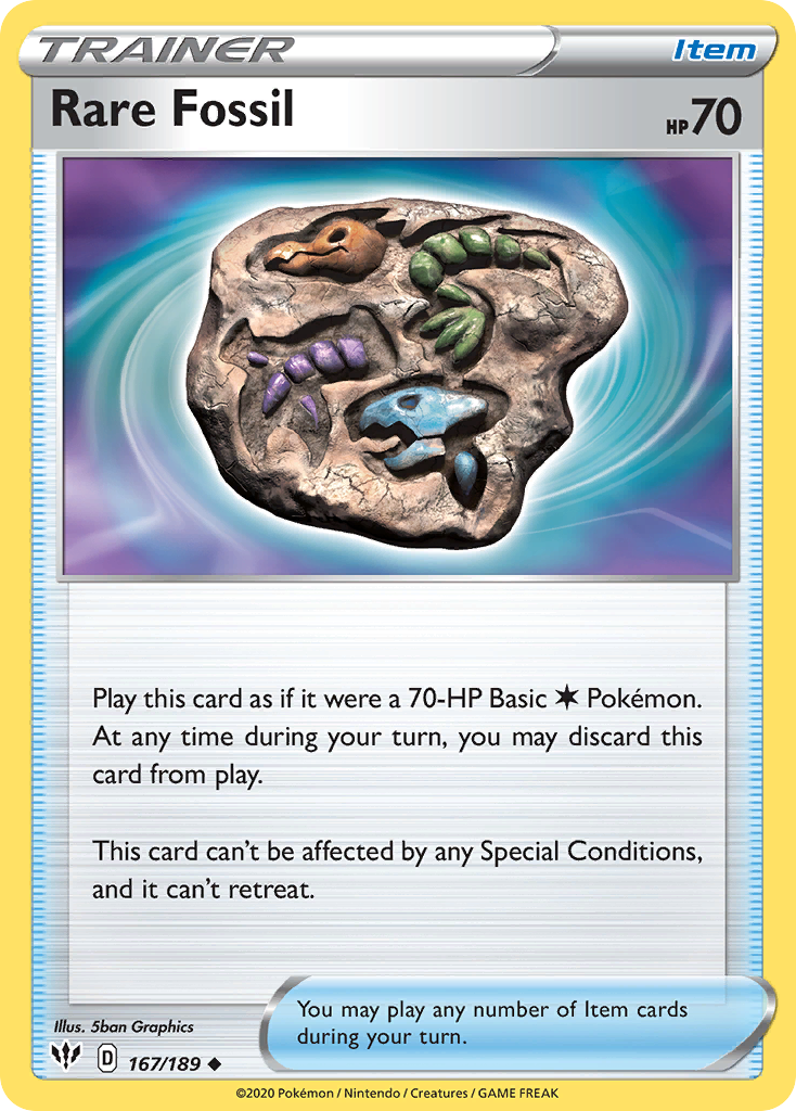 Rare Fossil - 167/189 - EN