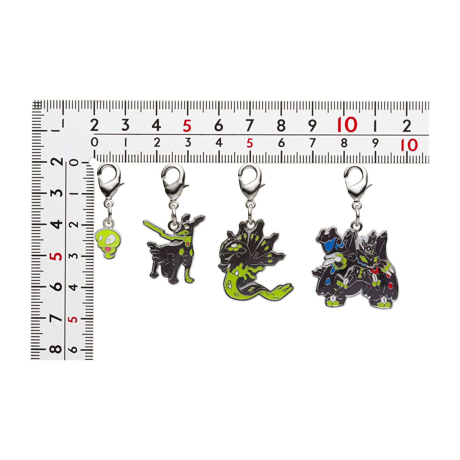 Pokemon Center - Zygarde Schlüsselanhänger - 4 Stück
