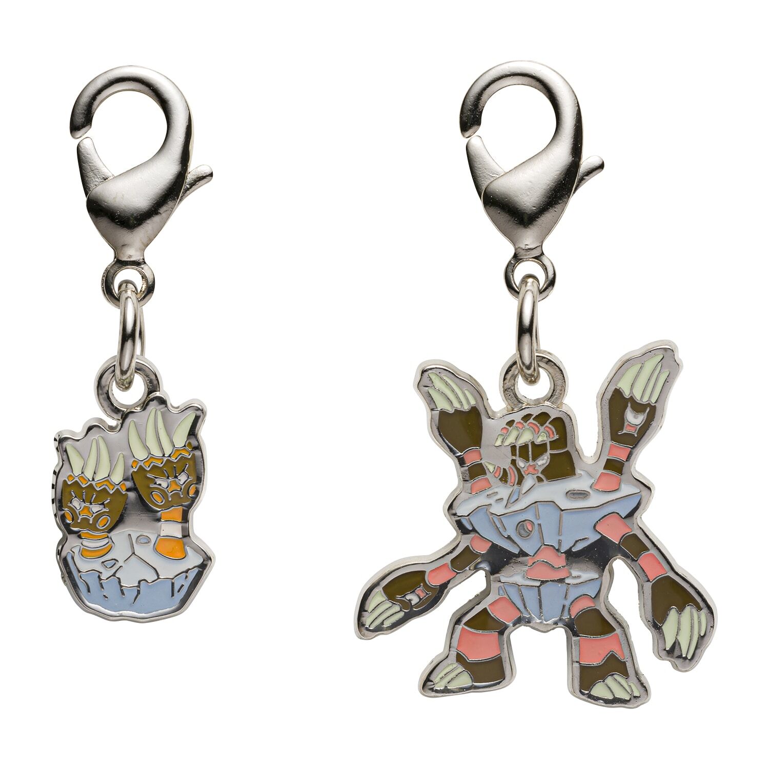 Pokemon Center - Binacle, Barbaracle Schlüsselanhänger - 2 Stück Pokemon Center - Binacle, Barbaracle Schlüsselanhänger - 2 Stück