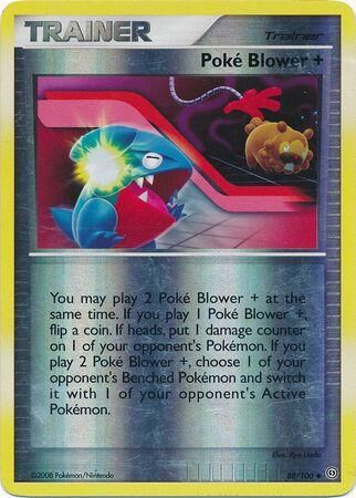 Poké Blower + - 88/100 - Reverse Holo - EN Poké Blower + - 88/100 - Reverse Holo - EN