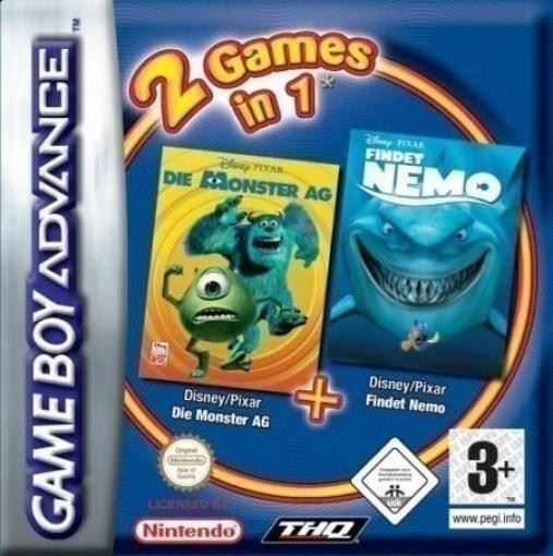 die-monster-ag-findet-nemo-game-boy-advance-cover Die Monster AG + Findet Nemo 2in1 - GBA