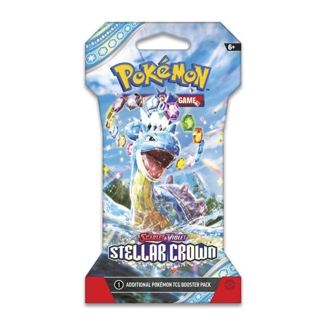 Pokémon TCG: Scarlet & Violet-Stellar Crown (SV07) Sleeved Booster Pack (10 Cards) - EN Pokémon TCG: Scarlet & Violet-Stellar Crown (SV07) Sleeved Booster Pack (10 Cards) - EN